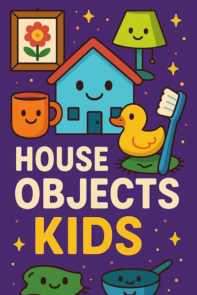 House Objects Kids charades pack