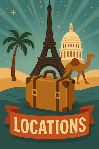 Locations charades pack