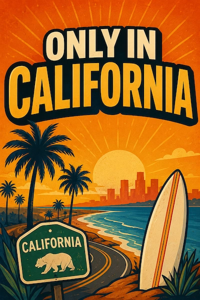 Only in California charades pack