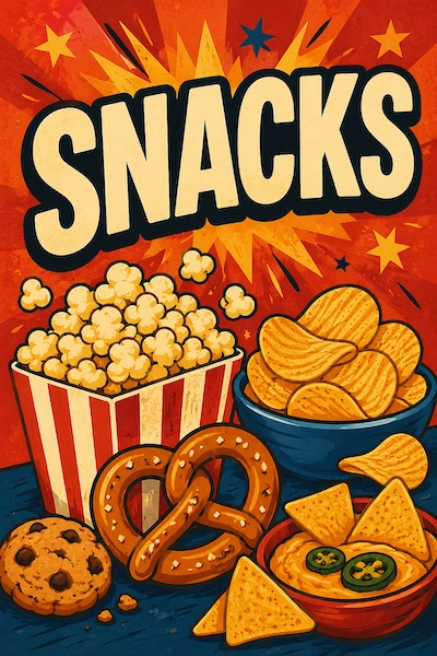 Snacks charades pack
