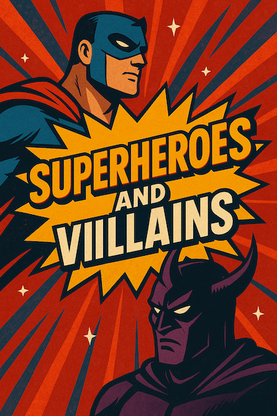 Superheroes And Villains charades pack